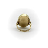 Victorian High Relief Cameo of Young Maiden in 14K Gold Ring ring Kirsten's Corner
