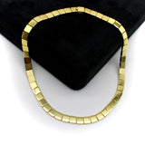 Vintage 18K Gold Tiffany & Co. Square Bar Link Necklace necklace Kirsten's Corner