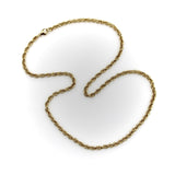 Vintage 14K Gold 18” Rope Chain Chain Kirsten's Corner