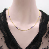 Fabergé 18K Gold Mariners Link Chain with Guilloché Enamel Stations Chain Kirsten's Corner