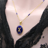 Fabergé 18K Gold Diamond Guilloche Enamel Locket locket Kirsten's Corner
