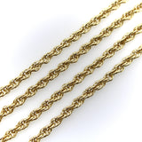 Vintage 14K Gold 18” Rope Chain Chain Kirsten's Corner