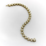 14K Gold Vintage Diamond Bracelet with 3.5 Carats of Diamonds Bracelet Kirsten's Corner