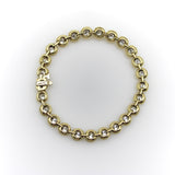 14K Gold Vintage Diamond Bracelet with 3.5 Carats of Diamonds Bracelet Kirsten's Corner