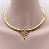 Retro Cartier 14K Yellow and Rose Gold Pyramid Dress Clips Kirsten's Corner