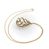 Paloma Picasso for Tiffany & Co. 18K Gold Venezia Spiral Pendant Necklace Kirsten's Corner