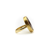 18K and 22K Gold Carnelian Intaglio Heron Ring from Metropolitan Museum of Art RING Kirsten's Corner