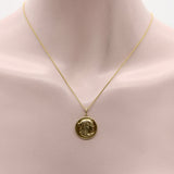 14K Gold Egyptian Revival Nekhbet Charm pendant, Charm Kirsten's Corner