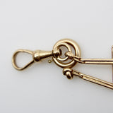 14K Gold Edwardian Austro-Hungarian Watch Chain jewelry Kirsten's Corner