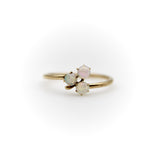 Victorian 14K Gold Opal 3-Leaf Clover Ring ring Kirsten's Corner
