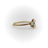 Victorian 14K Gold Opal 3-Leaf Clover Ring ring Kirsten's Corner