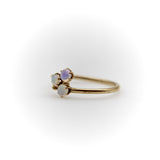 Victorian 14K Gold Opal 3-Leaf Clover Ring ring Kirsten's Corner