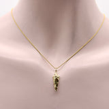 14K Gold Signature Elongated Arrowhead Charm pendant, Charm Kirsten's Corner