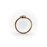 Victorian 14K Gold Opal 3-Leaf Clover Ring ring Kirsten's Corner