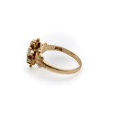 14K Gold Victorian Three-Stone Old Mine Cut Diamond Ring ring Kirsten's Corner