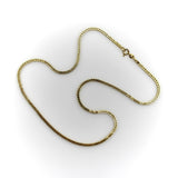 Vintage 14K Gold Squared Wheat Chain Chain Kirsten's Corner