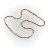 Vintage 14K Gold Squared Wheat Chain Chain Kirsten's Corner