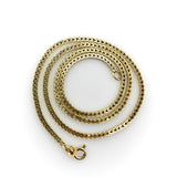 Vintage 14K Gold Squared Wheat Chain Chain Kirsten's Corner