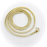 Vintage 14K Gold Squared Wheat Chain Chain Kirsten's Corner