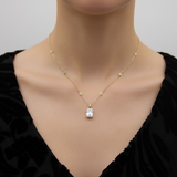 Signature 14K Gold Rainbow Moonstone Pendant