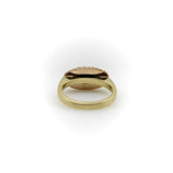 Gold Rush Era 22K and 14K Gold Nugget and Moss Agate Ring RING Kirsten's Corner