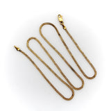 Vintage 21K Gold Delicate Ribbonlike Chain Chain Kirsten's Corner