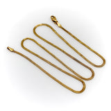 Vintage 21K Gold Delicate Ribbonlike Chain Chain Kirsten's Corner