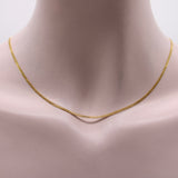 Vintage 21K Gold Delicate Ribbonlike Chain Chain Kirsten's Corner