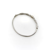 Edwardian Yellow Sapphire and Diamond Filigree Bracelet in Platinum Bracelet Kirsten's Corner