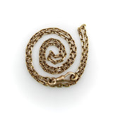 Victorian 14K Gold Austro-Hungarian 17” Biker Link Chain Chain Kirsten's Corner