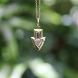 Signature 18k Gold Diamond Arrow Pendant Pendant, Charm Kirsten's Corner