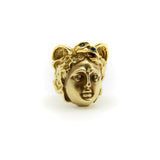 14K Gold Vintage Medusa Ring RING Kirsten's Corner