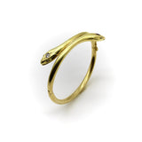 18K Gold Victorian Snake Bracelet with Rubies and Diamonds Bracelet Kirsten's Corner