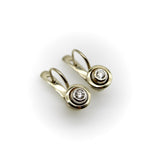 Art Deco 14K Gold Diamond Earrings Earrings Kirsten's Corner
