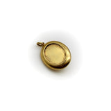 Victorian 14K Gold Locket with Floral Pearl and Enamel Decoration locket Kirsten's Corner
