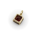 Signature 14K Gold Mounted Fancy Cut Tanzanian Garnet Pendant Pendant, Charm Kirsten's Corner