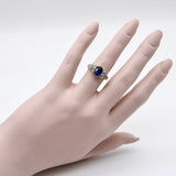 Edwardian 18K Gold and Platinum Sapphire and Diamond Ring Ring Kirsten's Corner