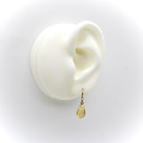 Signature 20K and 14K Gold Diamond and Citrine Briolette Earrings Earrings Kirsten's Corner