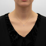 0.60 Carat Antique Old European Cut Diamond and 14K Gold Necklace jewelry Kirsten's Corner