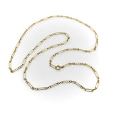 Victorian 14K Gold 28.5” Paperclip Link Variation Chain