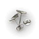 Vintage Paloma Picasso for Tiffany & Co. Platinum and Diamond Kiss Earrings jewelry Paloma Picasso for Tiffany & Co.