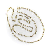 Victorian 14K Gold 28.5” Paperclip Link Variation Chain Chain Kirsten's Corner