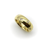 Contemporary 18K Gold Etoile Donut Band
