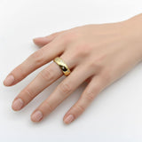 Contemporary 18K Gold Diamond Etoile Donut Band ring Kirsten's Corner