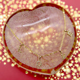 14K Gold Diamond Micro Pave LOVE Necklace Necklace Kirsten's Corner