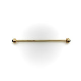 Vintage 18K Gołd Cartier Shirt Collar Pin with Sapphire Cabochon jewelry Cartier