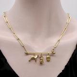 Vintage 18K Gołd Cartier Shirt Collar Pin with Sapphire Cabochon jewelry Cartier