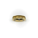 Tiffany & Co. Diamond Etoile Band in 18K Gold and Platinum Ring Kirsten's Corner
