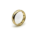 Tiffany & Co. Diamond Etoile Band in 18K Gold and Platinum Ring Kirsten's Corner