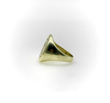Victorian 14K Gold Signet Ring with “Spiritus Gladius” Motto Ring Kirsten's Corner